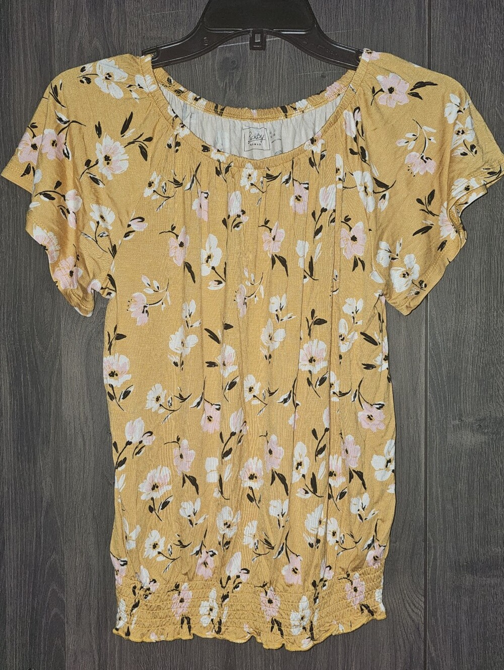 Girls Bixby Nomad Floral Short Sleeve Top XL 16/18